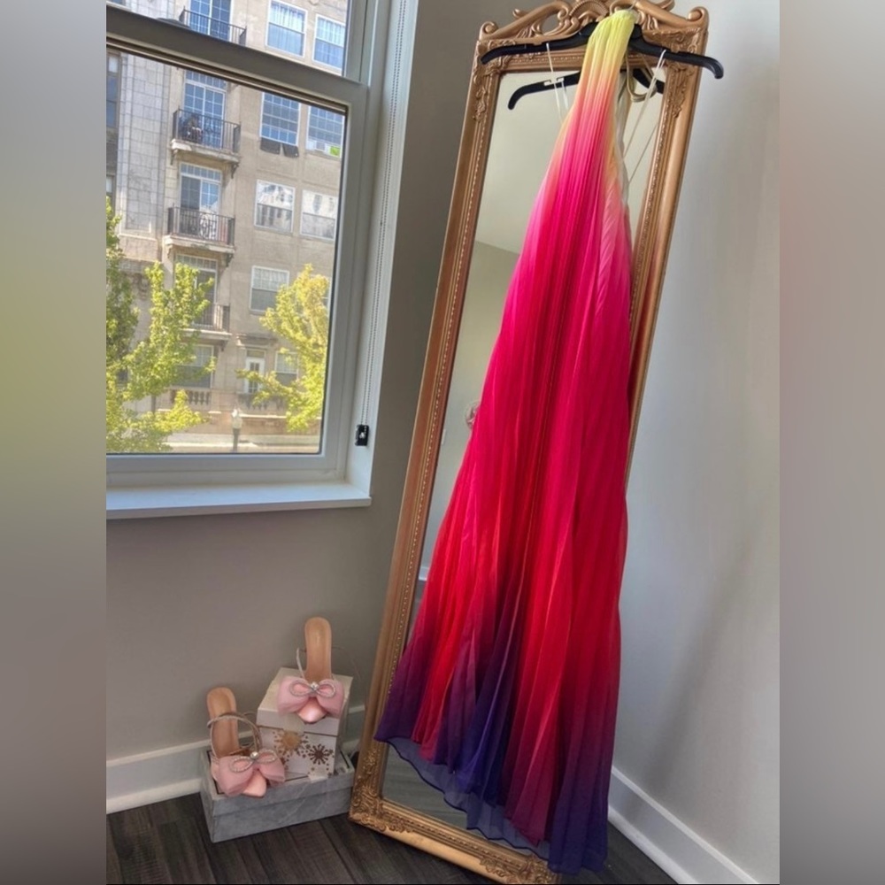 Ombre Rainbow Dress S